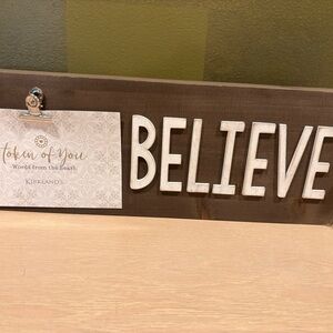 Kirkland's Believe picture holder